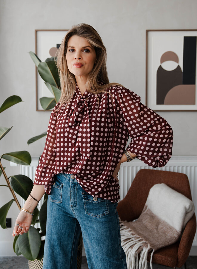 T-shirts Jasmine B510-SET63 Bordeaux