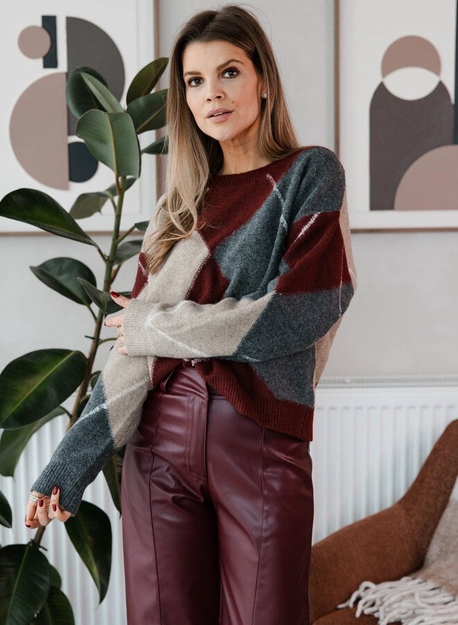 Truitje met ruiten – Bordeaux