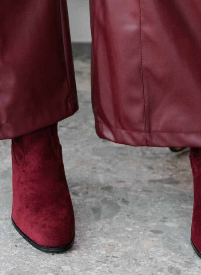 Laarsje met hak 6321A – Wine