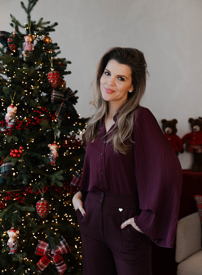 Blouses Nigella B502 Burgundy