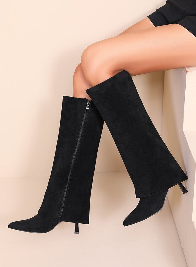 Laarzen overslag H8-998H – Black