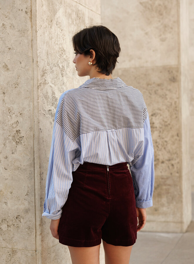 Rokje velours V2258BDX – Bordeaux