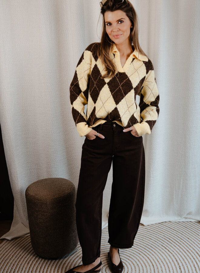 Céline Jeans balloon – Brown