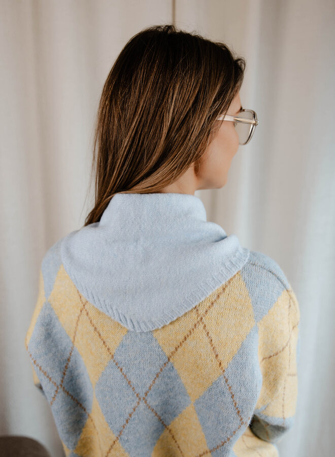 Arlette sjaaltje knit – Lightblue