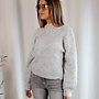 Delphine knit met knoop rug – Grey