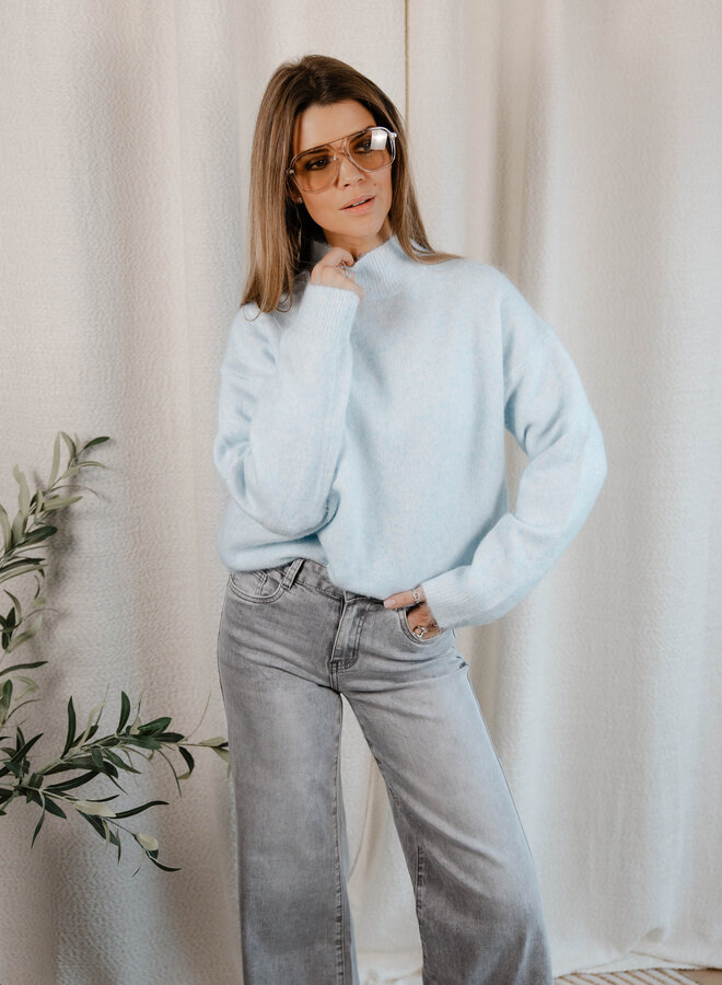 Elise knitwear soft – Lightblue