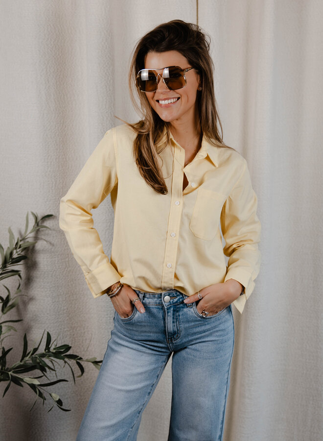 Josephine hemdje met zakje – Yellow