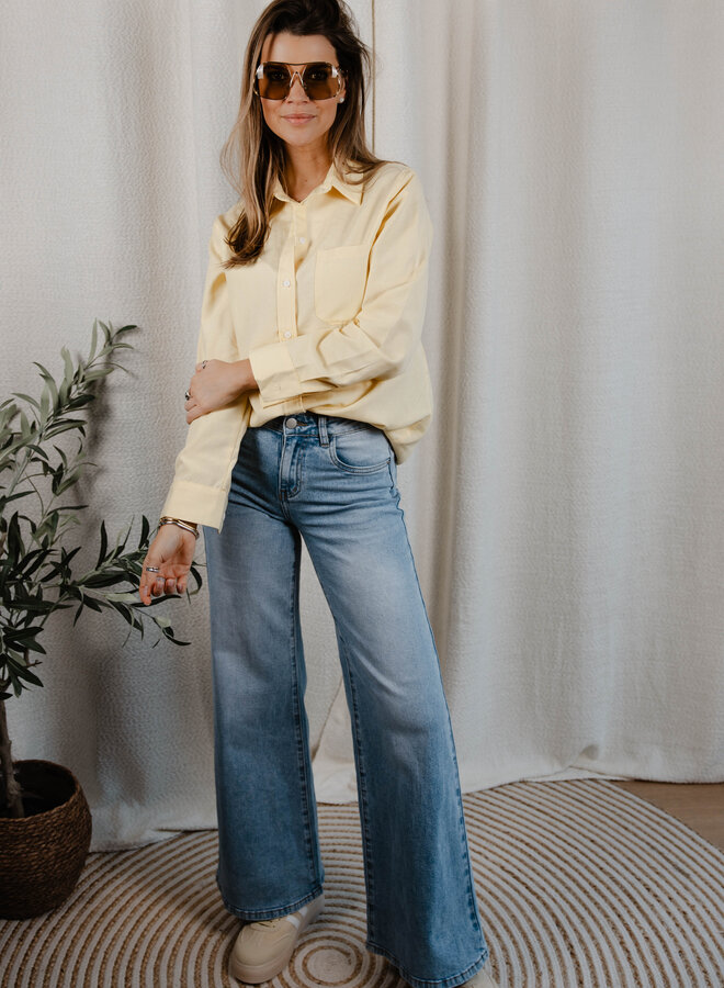 Josephine hemdje met zakje – Yellow