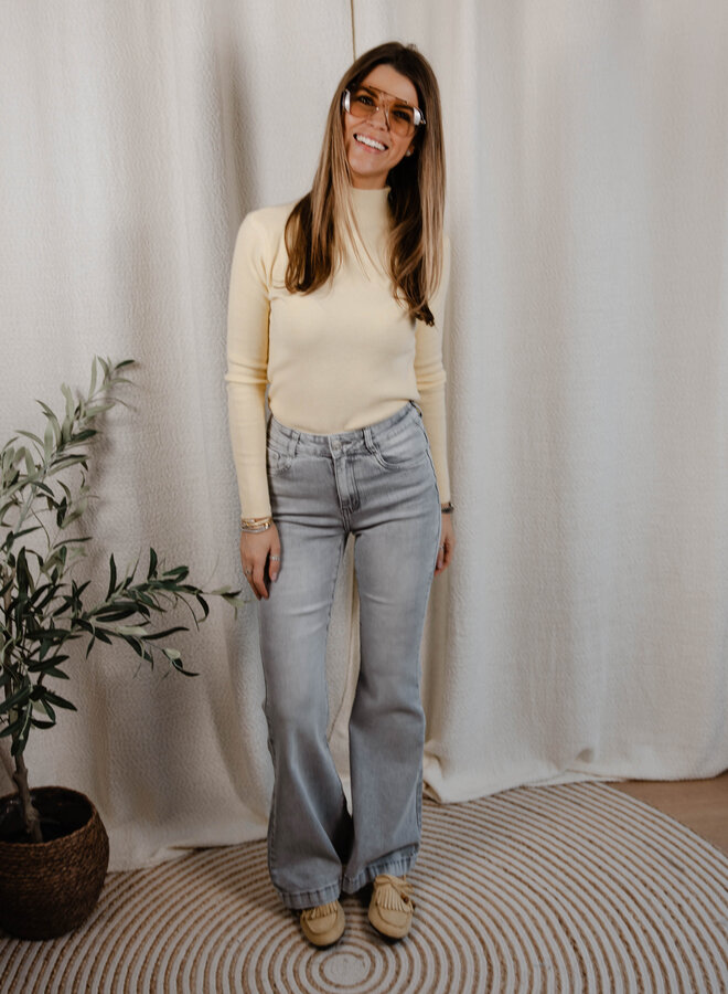 Cybèle jeans bootcut – Grey