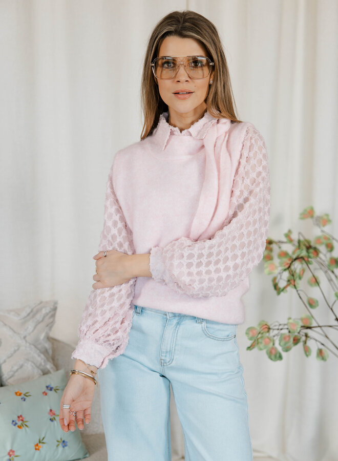 Cosette Debardeur met strik – Pink