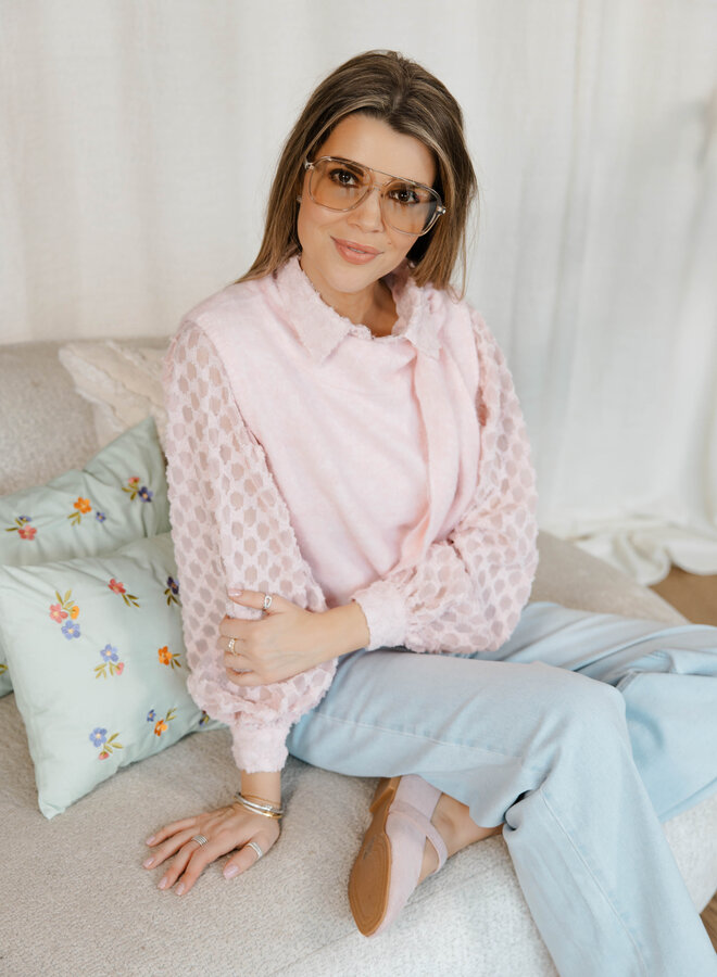 Cosette Debardeur met strik – Pink