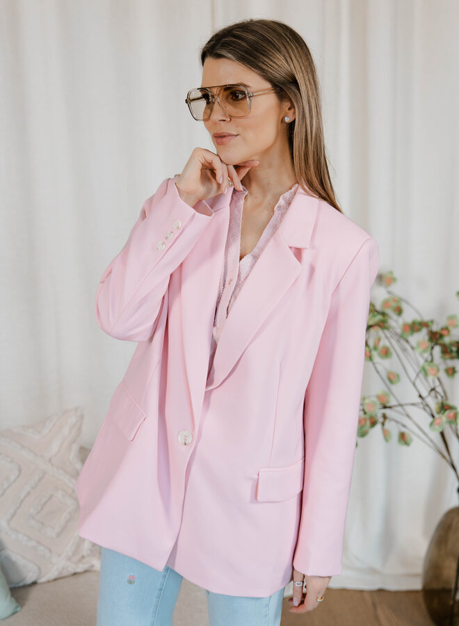 Cecelia Blazer straight – Pink