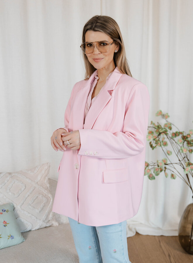 Cecelia Blazer straight – Pink
