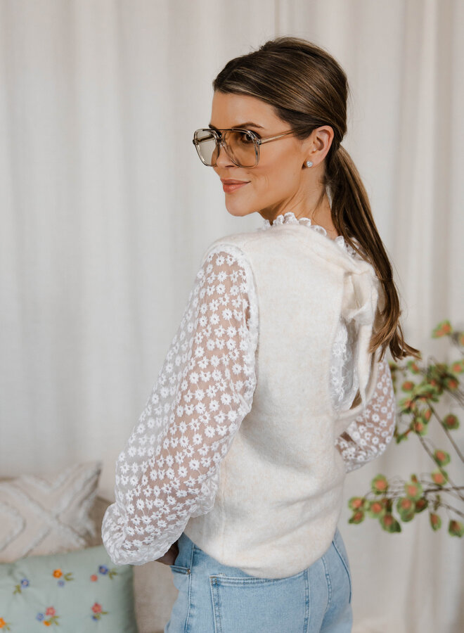 Sussy debardeur ronde hals – Beige