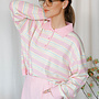 Pauline Polotruitje streepjes – pink