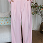 Cecelie straight trouser – Pink