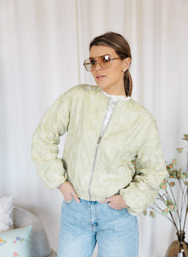 Paulette jasje stekking – Green