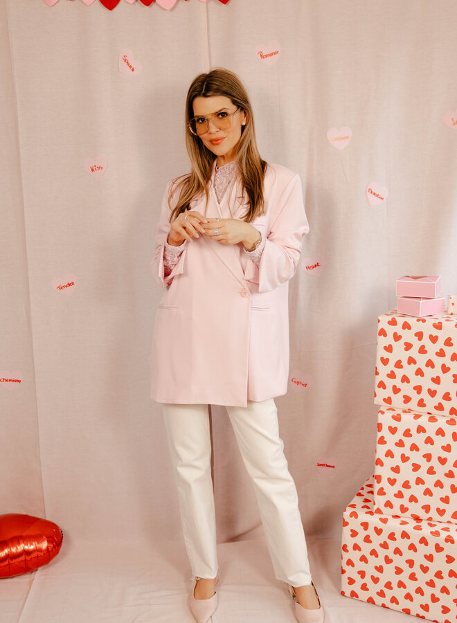 Cléo jeans straight – Beige