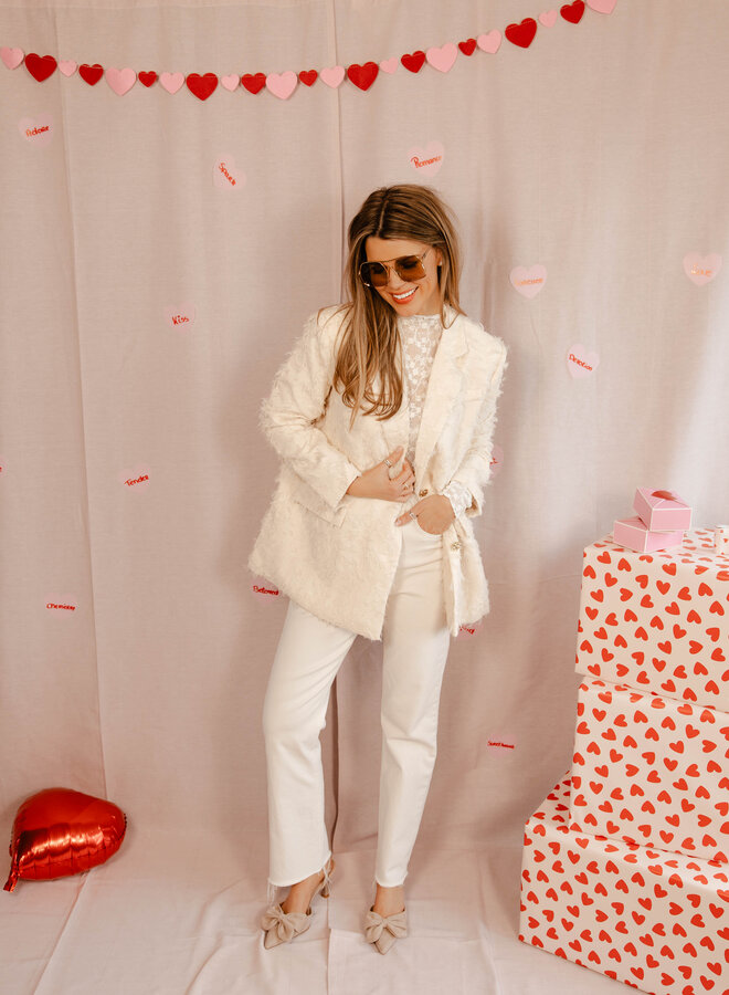 Orella blazer romantic – Beige