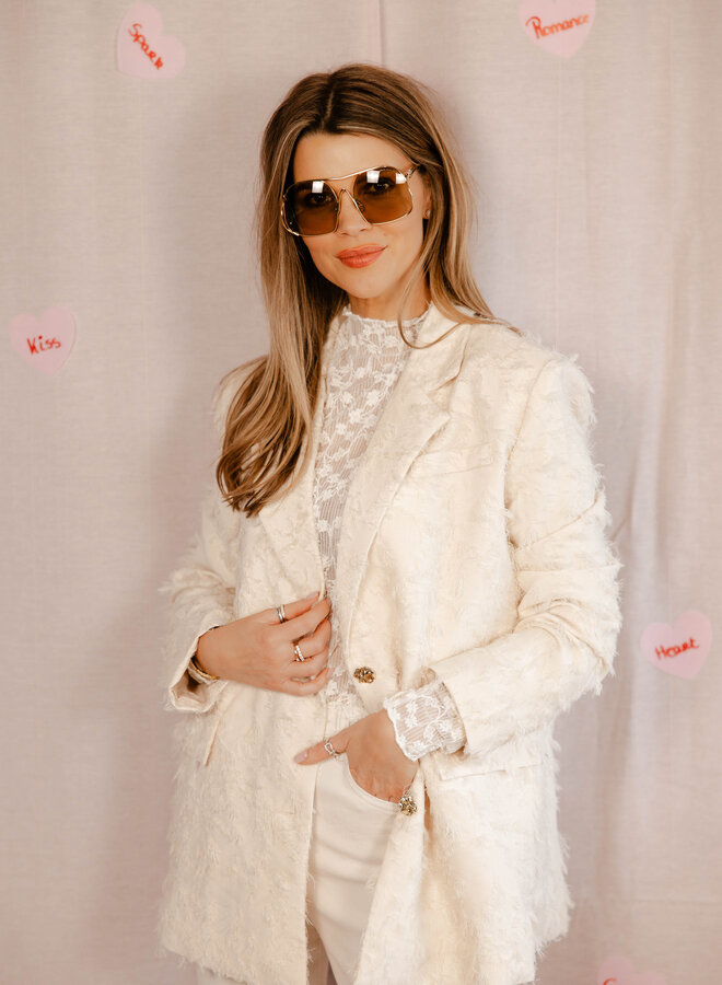 Orella blazer romantic – Beige