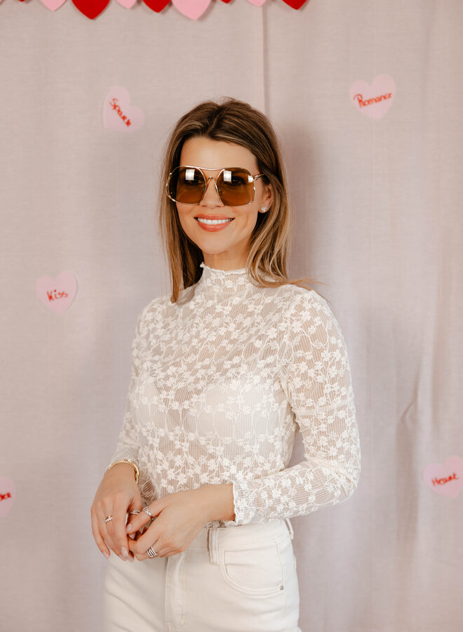 saline longsleeve kant – Beige