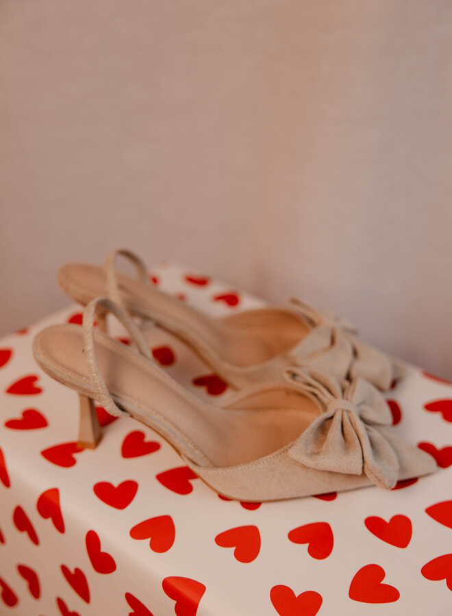 Slingback strik P-1483 – khaki