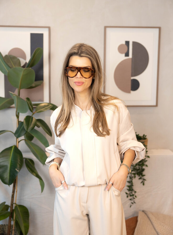 Giselle bomberjasje – Beige