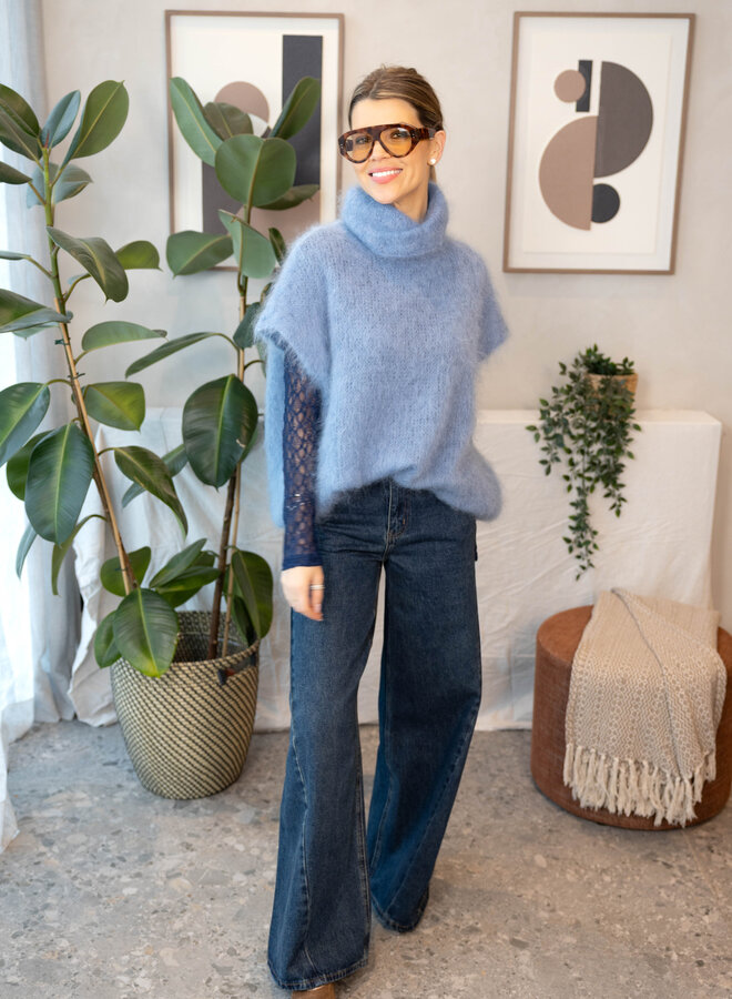 Barnes jeans palazzo – Dark Denim