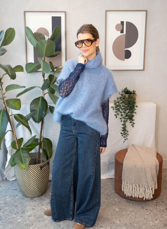 Barnes jeans palazzo – Dark Denim