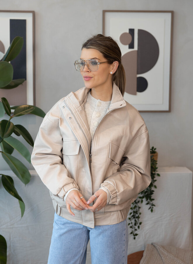 Emina blousonjasje – Beige