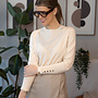 Maelle fijn truitje – Beige