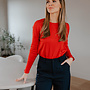 Maelle fijn truitje – Red