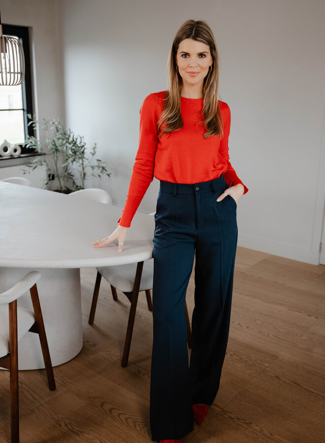 Maelle fijn truitje – Red