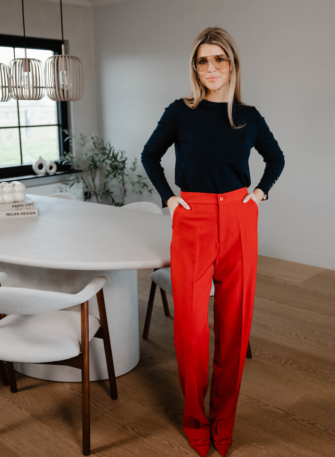 Maelle fijn truitje – Marine