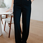 Laura pants classic with line – Navy