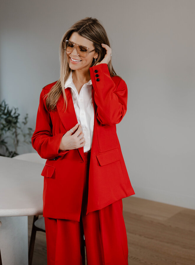 Cecelia Blazer straight – Red