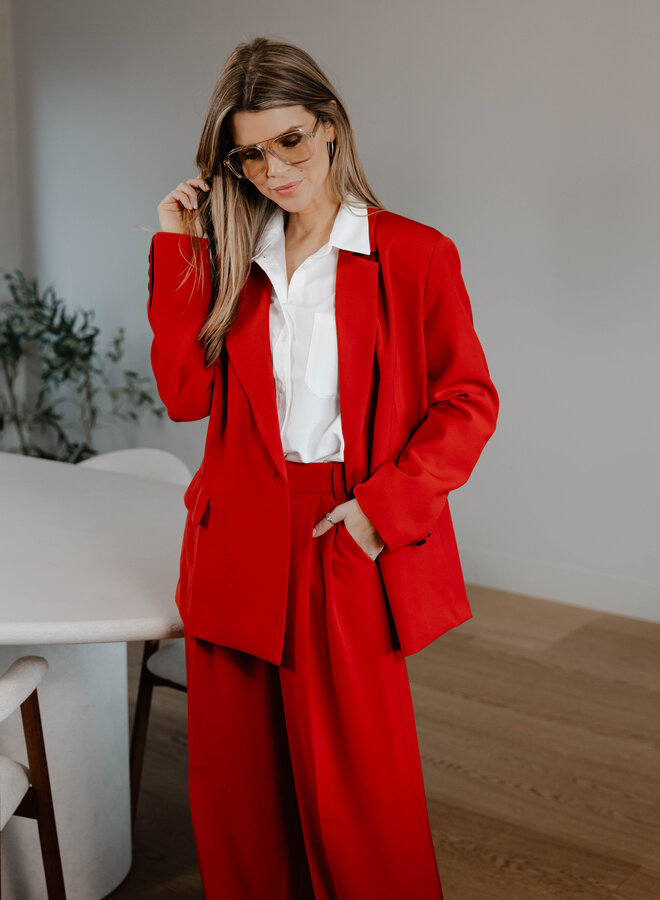 Cecelia Blazer straight – Red
