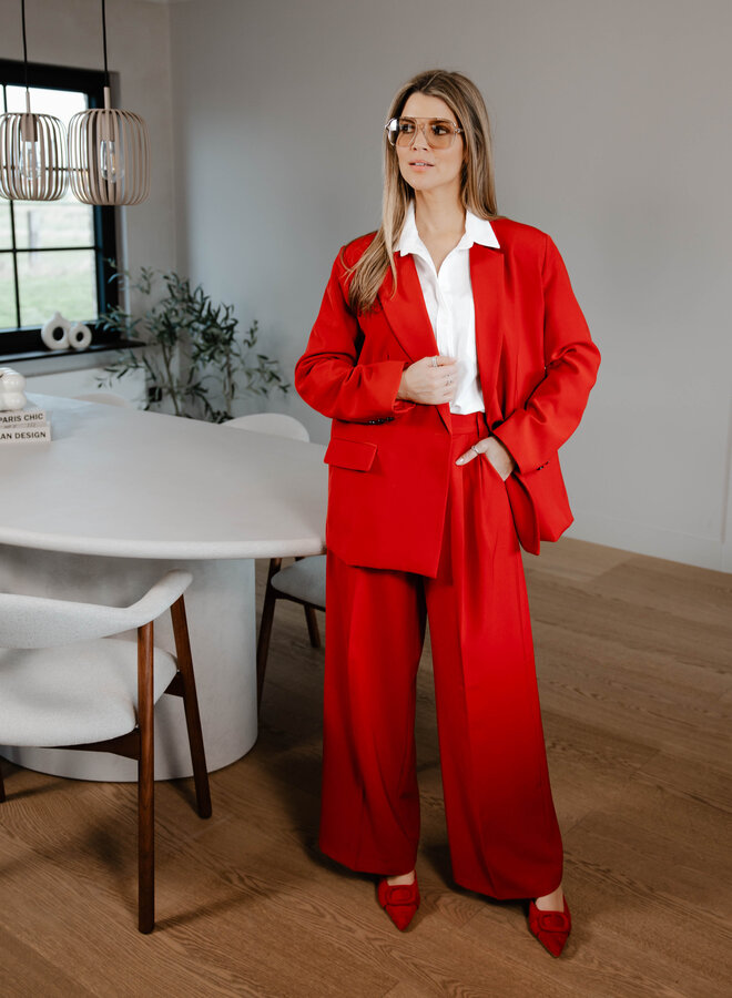 Cecelia Blazer straight – Red