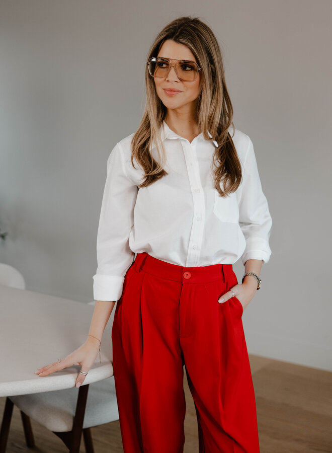 Josephine hemdje met zakje – White