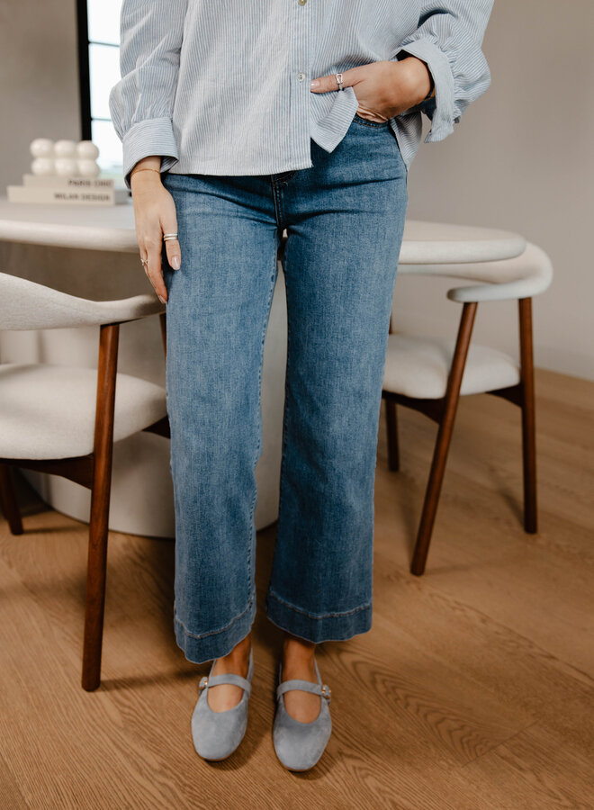 Windy jeans cropped wide – Denim