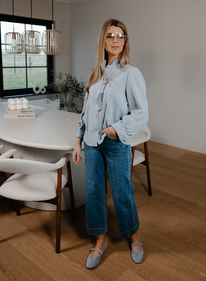 Windy jeans cropped wide – Denim