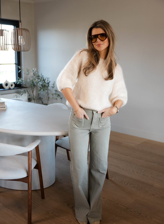 Gaspard jeans wide – Kaki