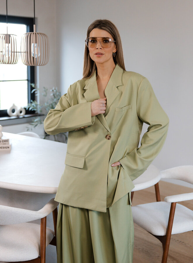 Erena Blazer straight – Olive