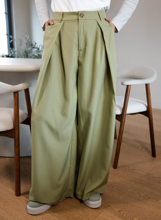 Erenelle trousers – Olive