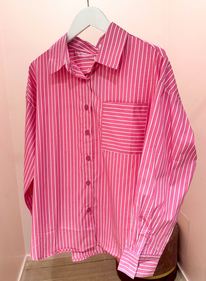 Tallin hemdje zakje en streepjes – Pink