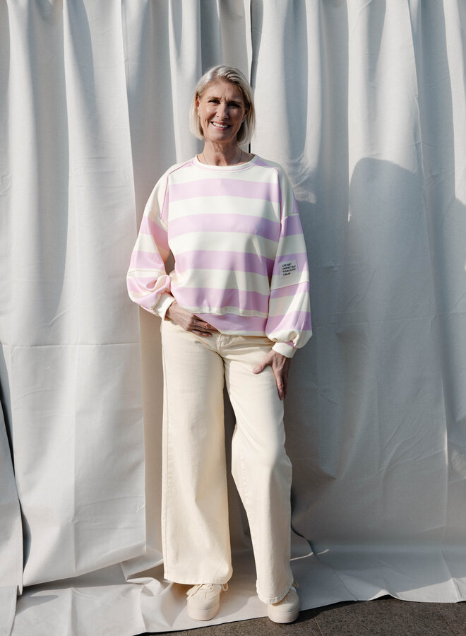 Rose jeans stretch wide leg – Yellow