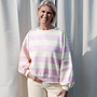 Sare sweater strepen – Pink/Yellow