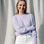 Tina truitje met knoopjes mouw – Lila
