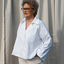 Babette hemdje schuin – White