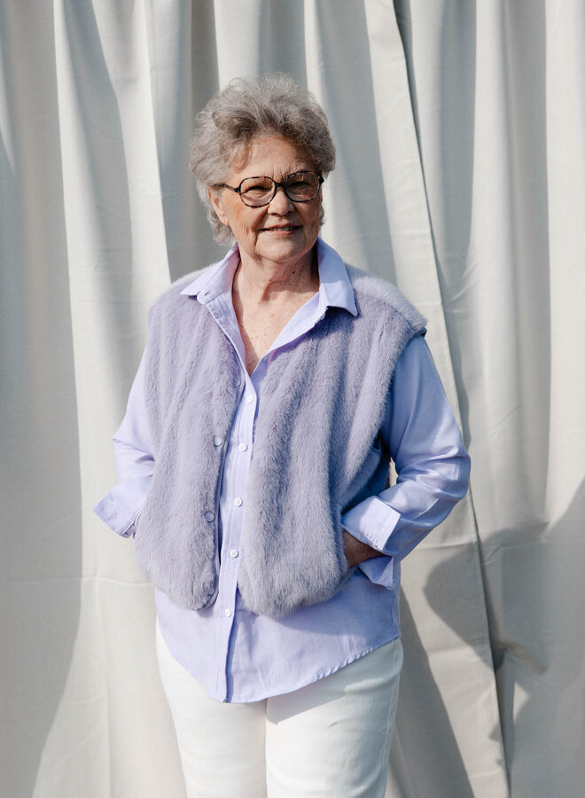 Alvina teddyjasje sleevless – Lila